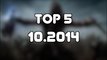 Le Top 5 des jeux d'octobre 2014
